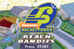Rocket Power - Beach Bandits Title Screen